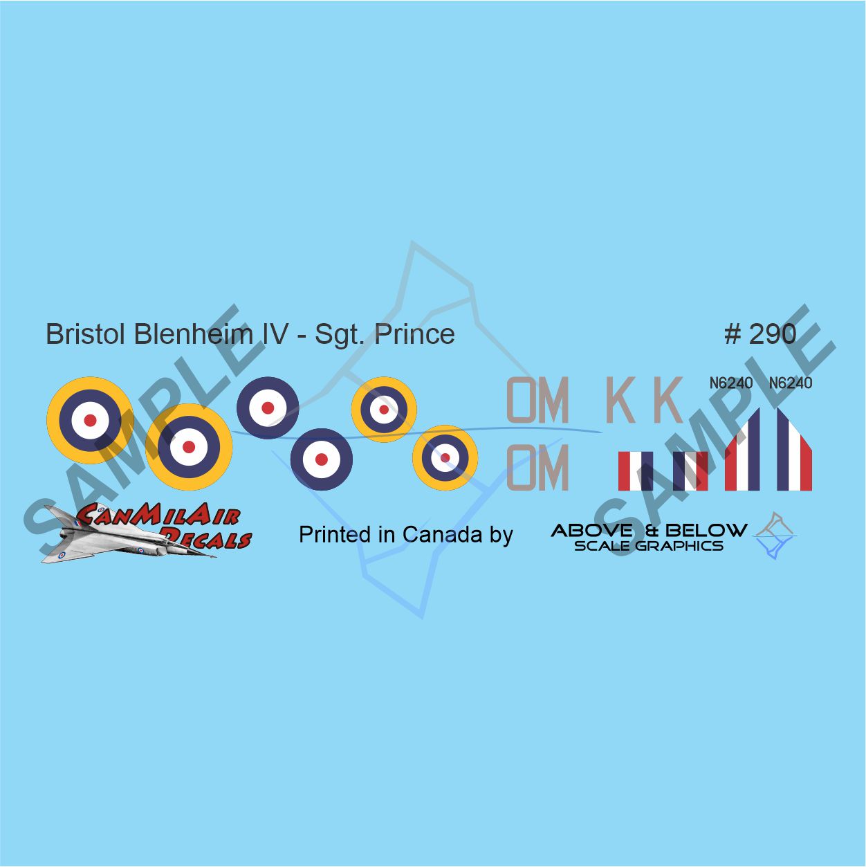 290 - Bristol Blenheim - 107 Sqn - Sgt Andrew Price (1939)