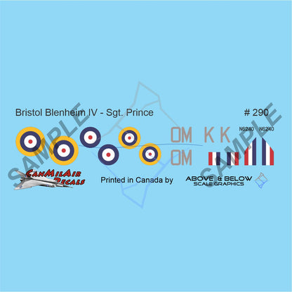 290 - Bristol Blenheim - 107 Sqn - Sgt Andrew Price (1939)