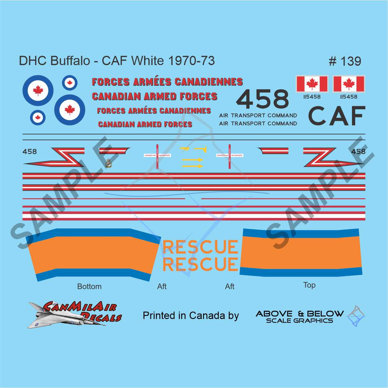 139 - DeHavilland Canada CC-115 Buffalo - CAF White - 422 Squadron