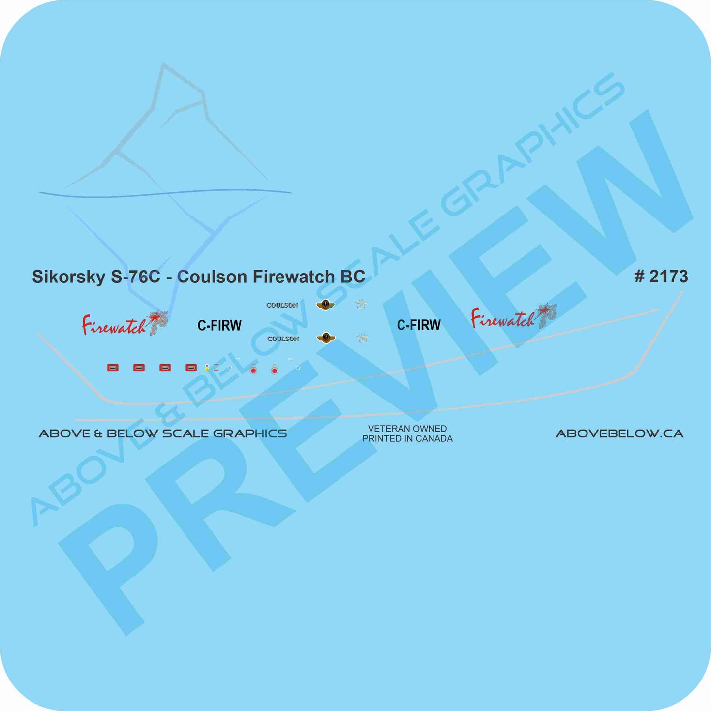 2173 - Sikorsky S76C - Coulson Firewatch