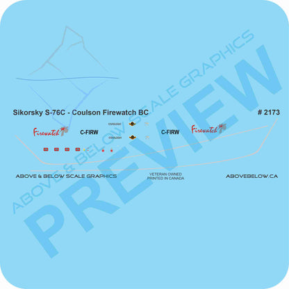 2173 - Sikorsky S76C - Coulson Firewatch