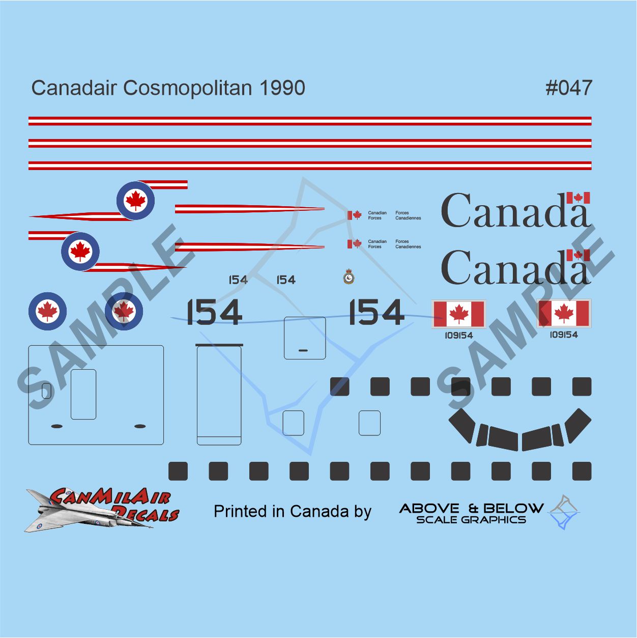047 - Canadair CC-109 Cosmopolitan - 412 Sqn (1990)