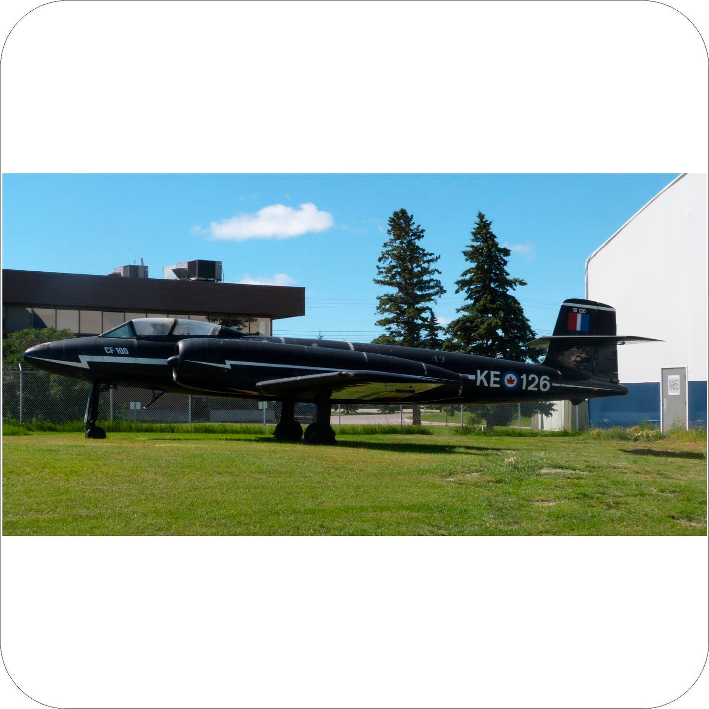 629 -  Avro CF-100 Canuck Mk. 3A - 440 Sqn Gate Guard