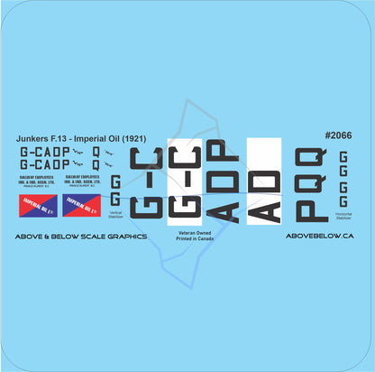 2066 - Junkers J.13 - Imperial Oil (1921)