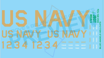 1075 - Grumman F6F Hellcat - Blue Angels