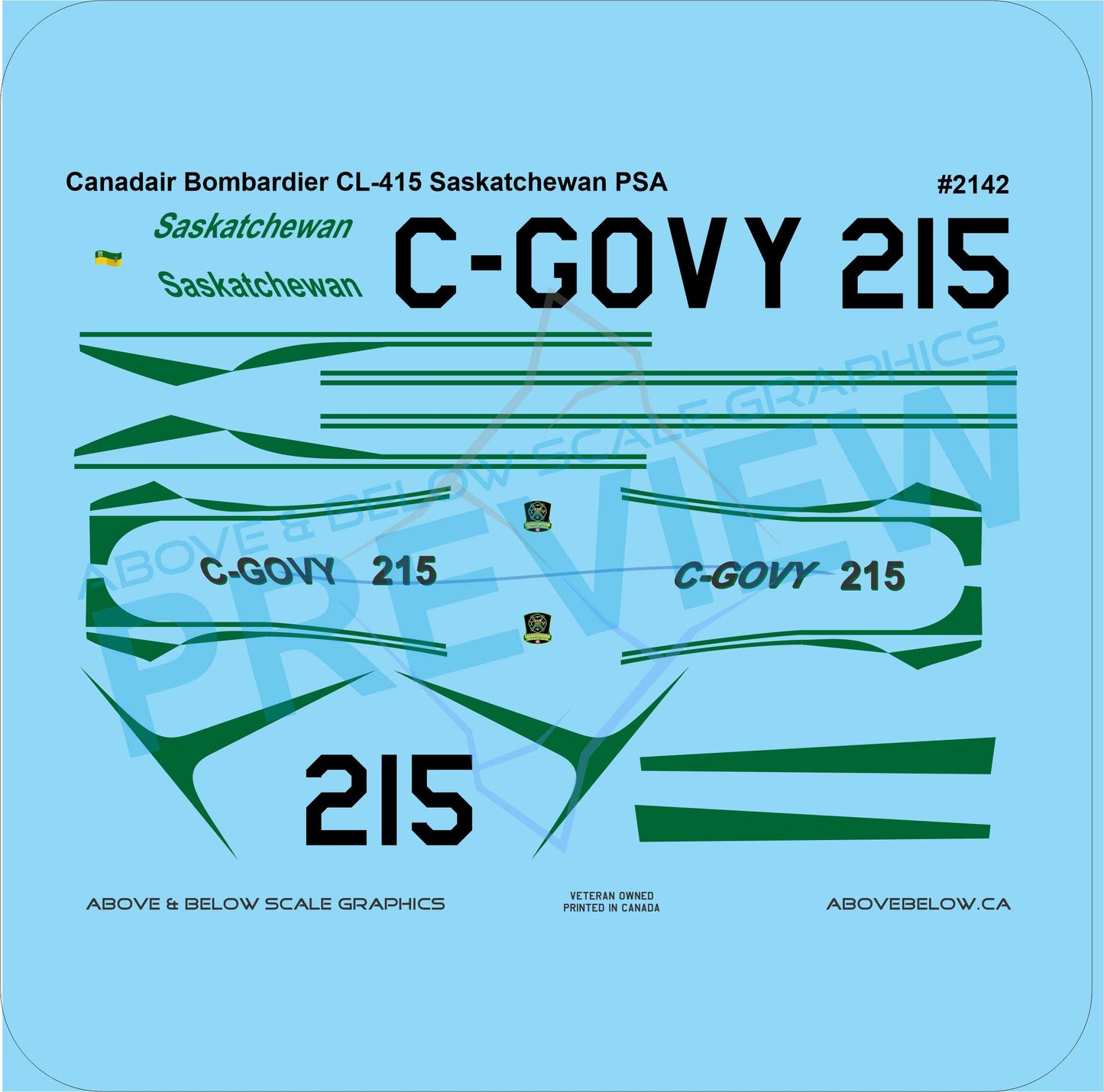 2142 - Bombardier 415 Super Scooper - Saskatchewan