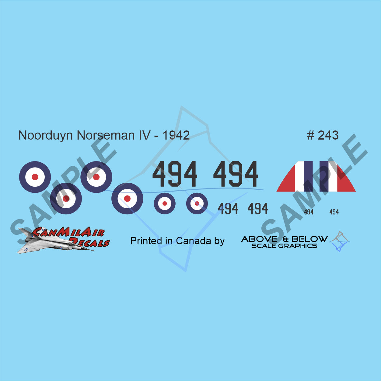 243 - Noorduyn Norseman VI - Eastern Air Command (1942)