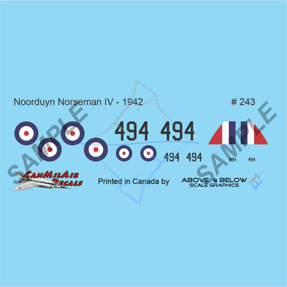 243 - Noorduyn Norseman VI - Eastern Air Command (1942)