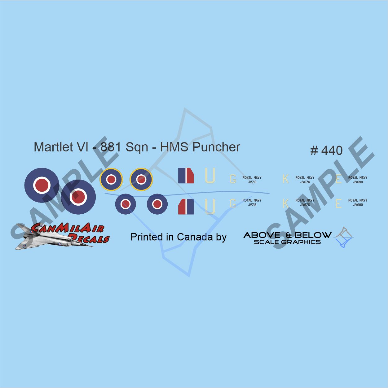 440 Grumman Martlet VI - 881 Sqn HMS Puncher