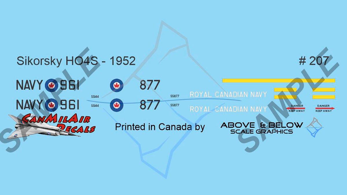 207 - Sikorsky HO4S-3 Seahorse - RCN (1952)