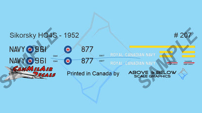 207 - Sikorsky HO4S-3 Seahorse - RCN (1952)