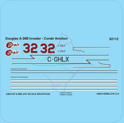 2112 - Douglas A-26B Invader -  Waterbomber - Conair Aviation