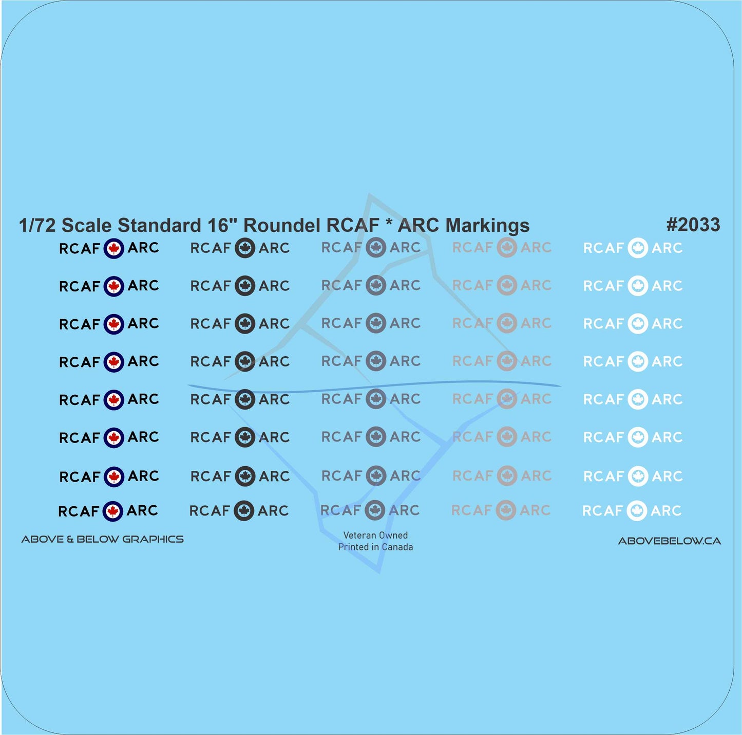 2033 - 16" RCAF*ARC Addendum