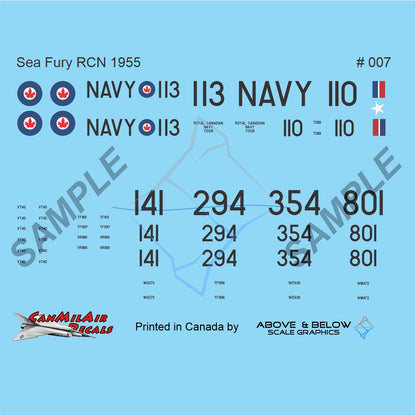 007 - Hawker Sea Fury - RCN (1955)