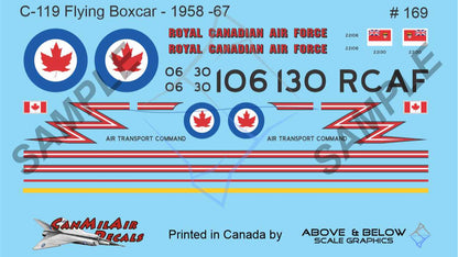 169 - Fairchild C-119 Flying Boxcar - RCAF (1958-67)