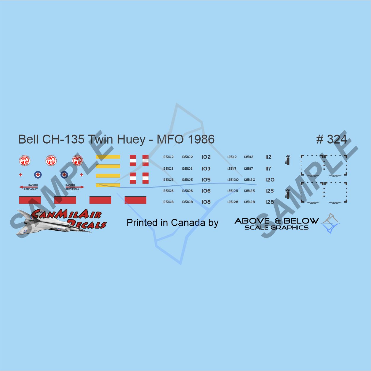 324 - Bell CH-135 Twin Huey - MFO Sinai (1986-1990)