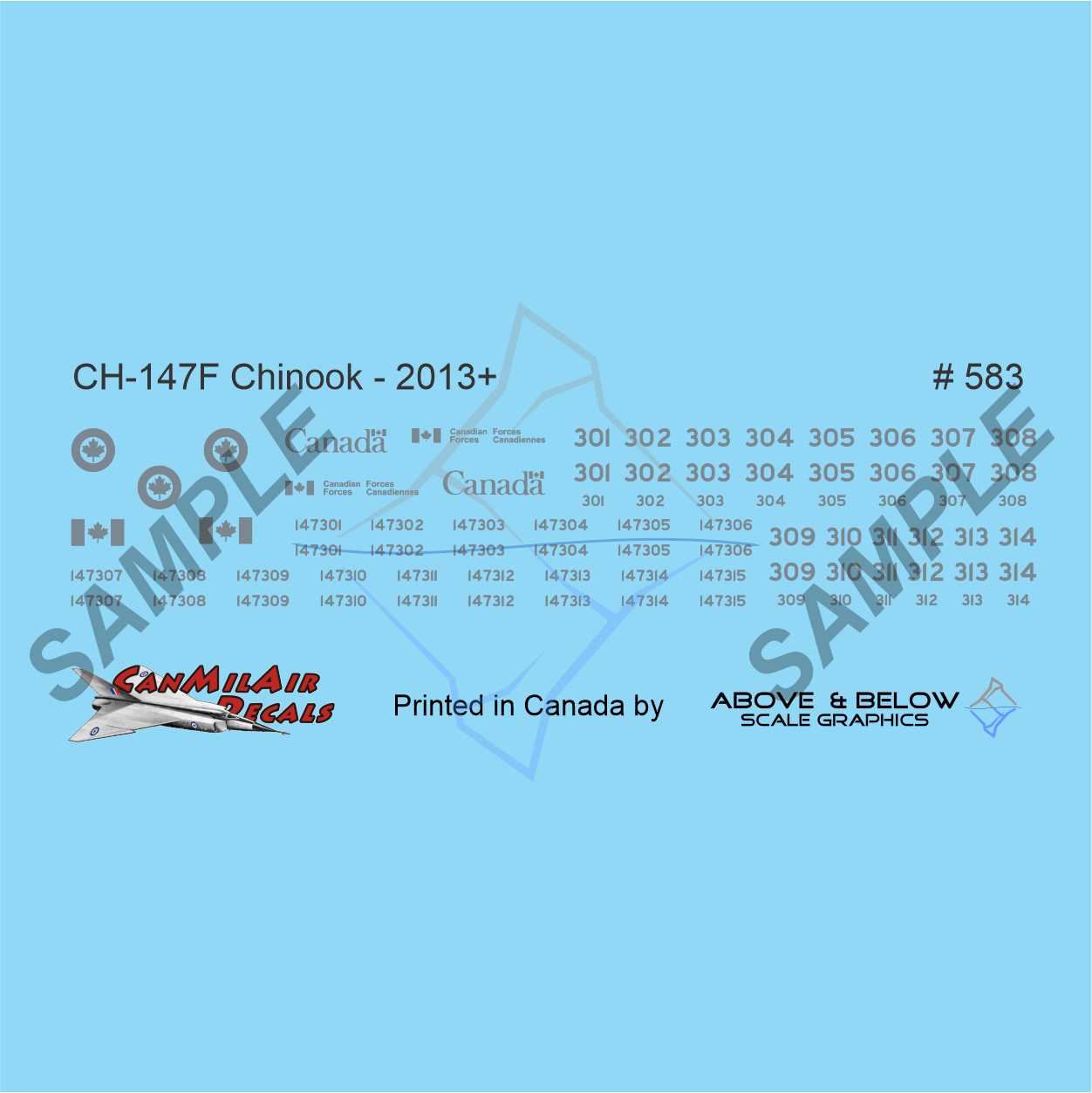 583 - Boeing CH-147F Chinook (2013+)