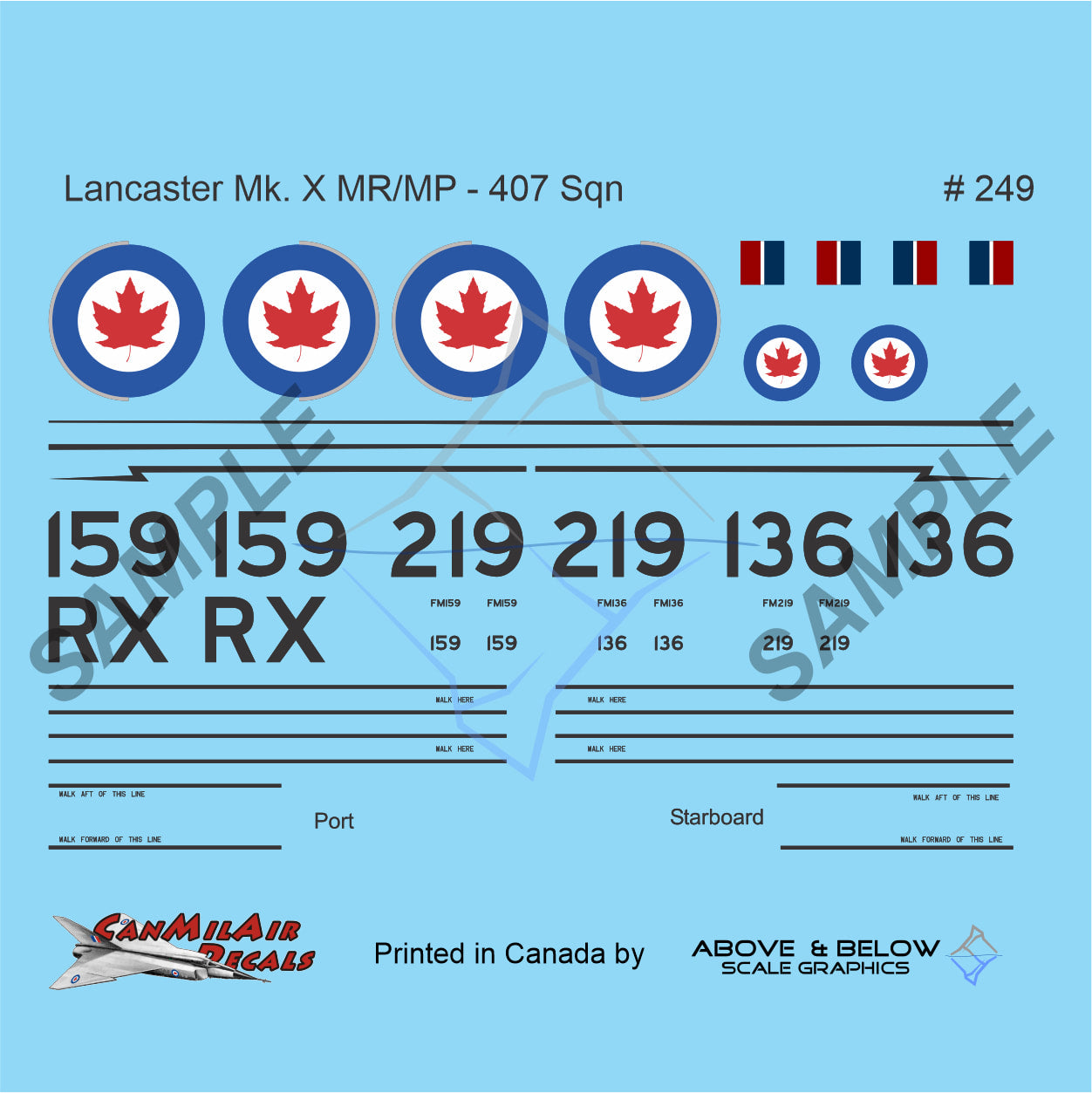 249 - Avro Lancaster Mk.X - 407 Sqn