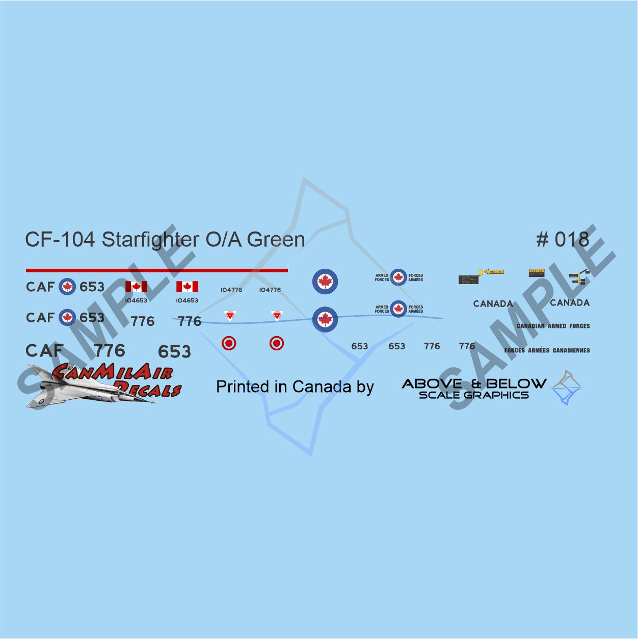 018 - Canadair CF-104 Starfighter - SYM (1972-75)
