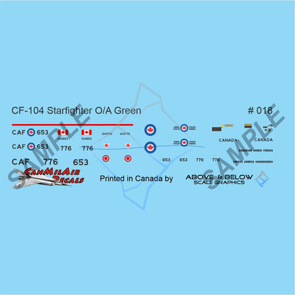 018 - Canadair CF-104 Starfighter - SYM (1972-75)